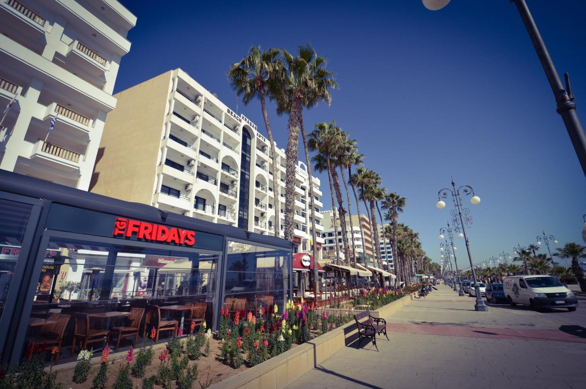 Krasas Beach Apartment Rentals Larnaca Ngoại thất bức ảnh